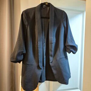 Express Blk Women's Tuxedo Jacket, sz LG, good condition!